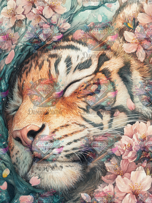 Diamond Painting Die Ruhe der wilden Seele von Sakura.cherry.ai