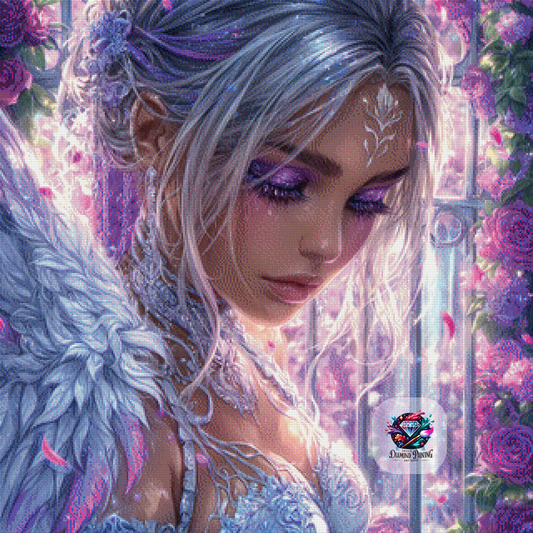 Diamond Painting Verloren im Duft der Zeit ©Elly_A.I - 80x80cm mit 180 Farben
