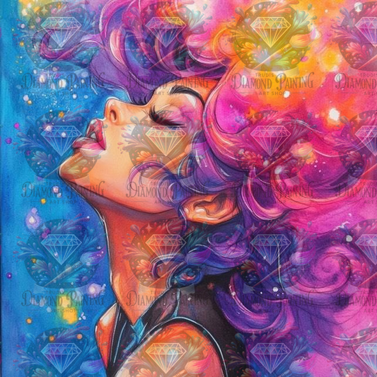 Diamond Painting Wenn Farben atmen ©finira_artist