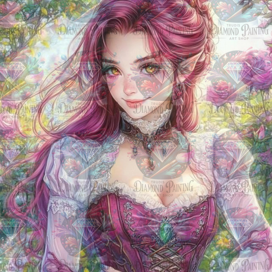 Diamond Painting Die Rose von Aeloria ©finira_artist