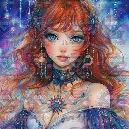 Diamond Painting Selene Nightwhisper ©finira_artist