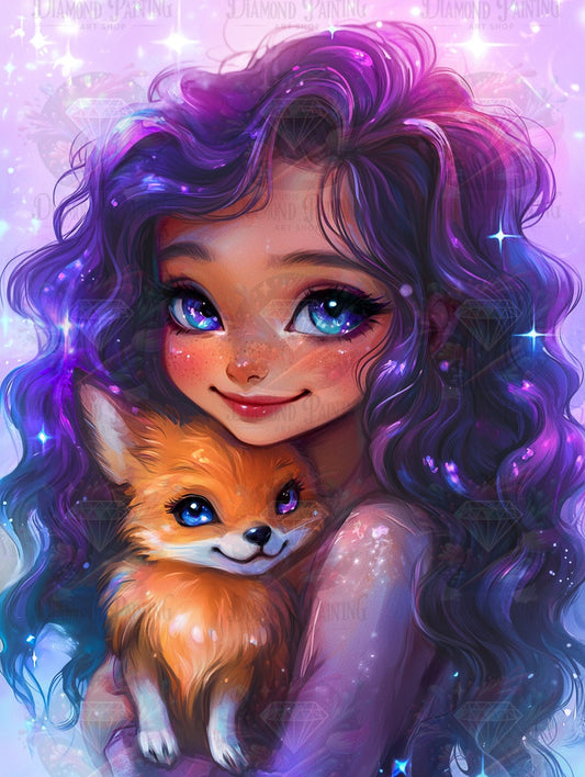Diamond Painting Aurielle Foxglow ©finira_artist