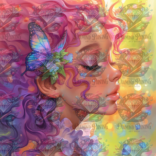 Diamond Painting Schmetterlingsseele ©finira_artist