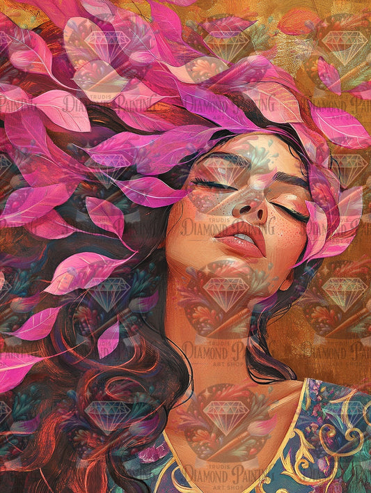 Diamond Painting Amara Blattwind ©finira_artist