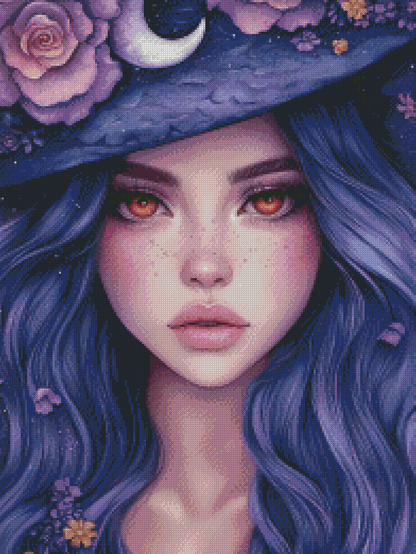 Diamond Painting Trägerin des Mondsiegels von Trudis_ai_art