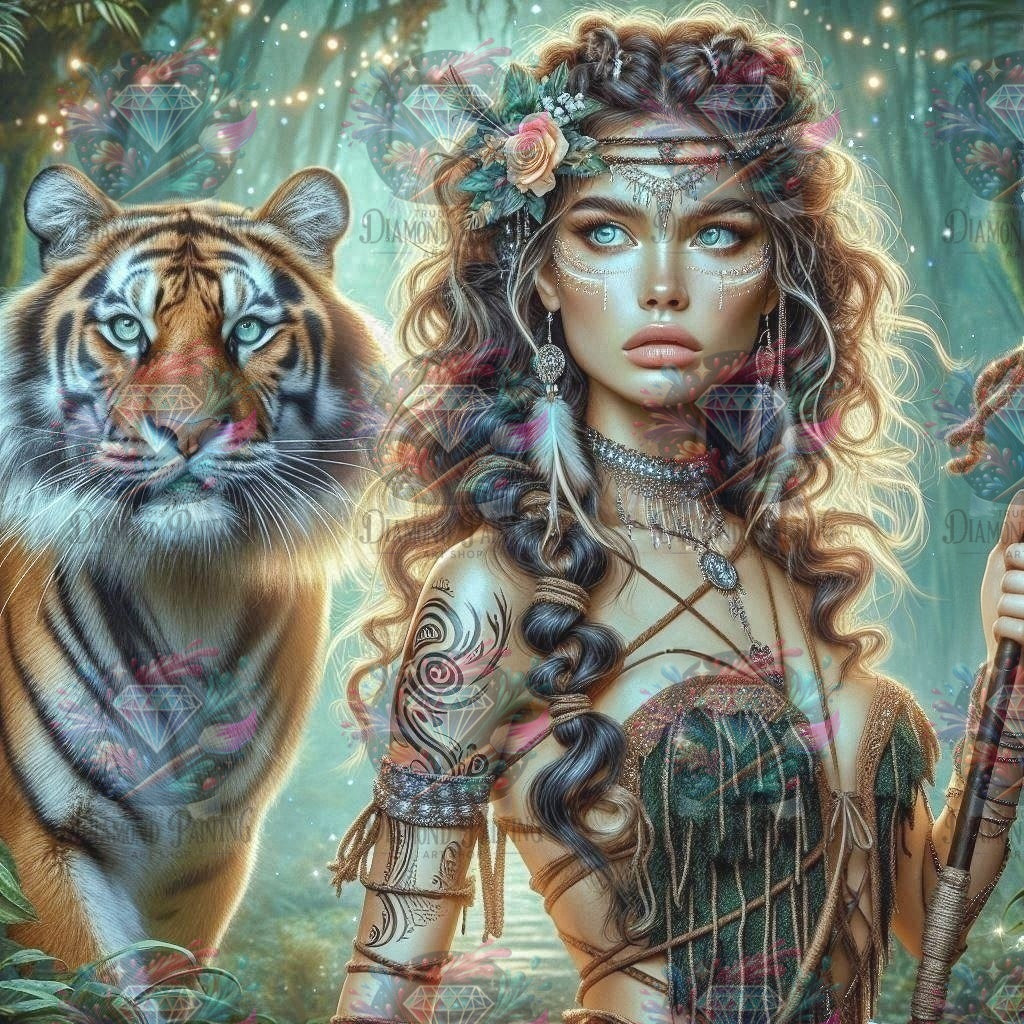 Diamond Painting Hunters Grace von Lexxy Ai