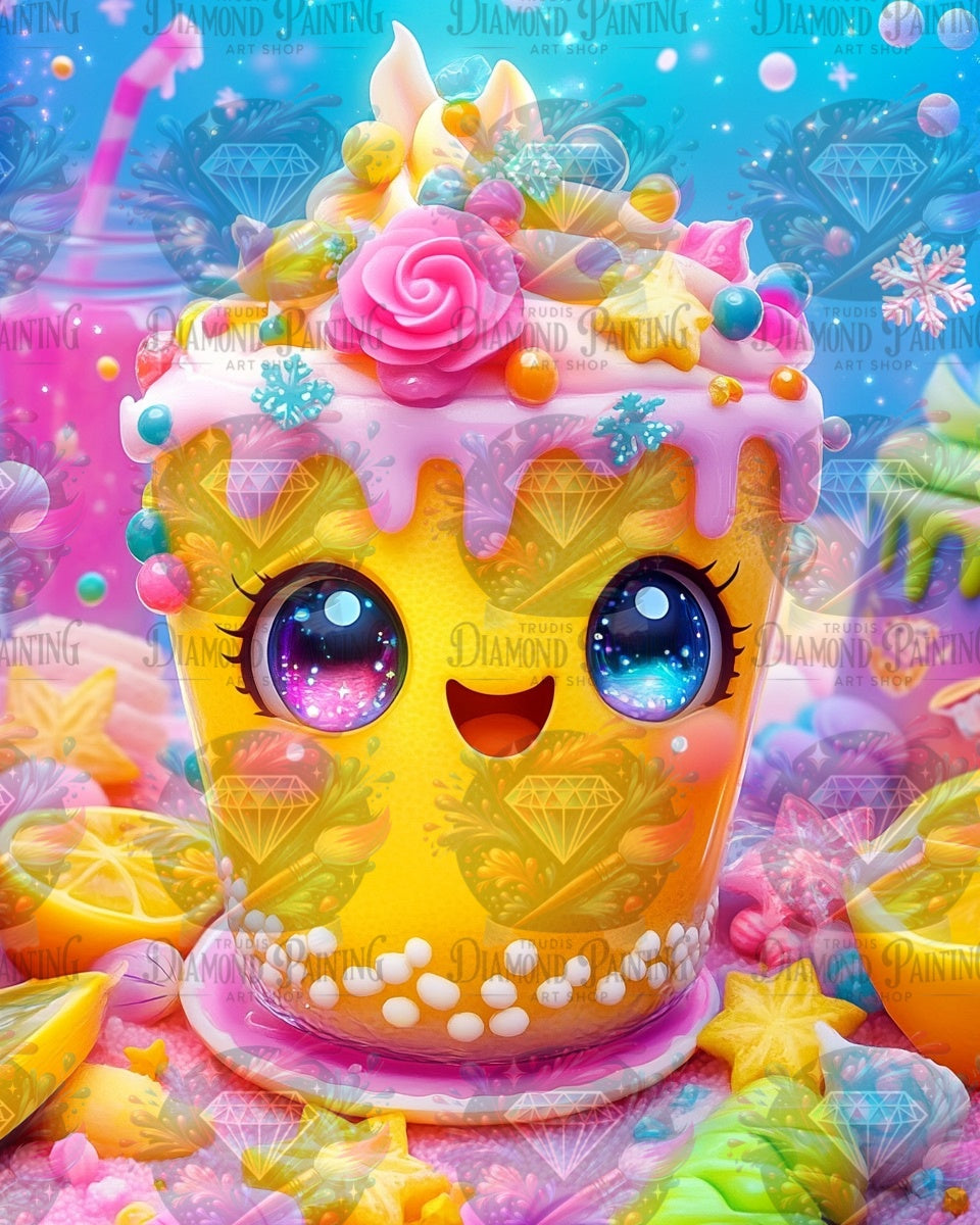 Diamond Painting Sunny Swirl Delight ©bex.ai