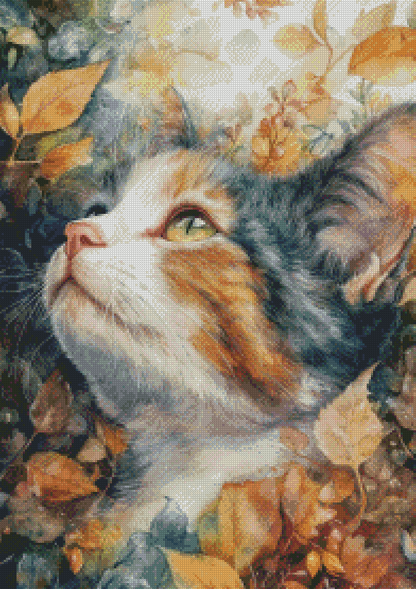 Diamond Painting Im goldenen Laub von Sakura.cherry.ai