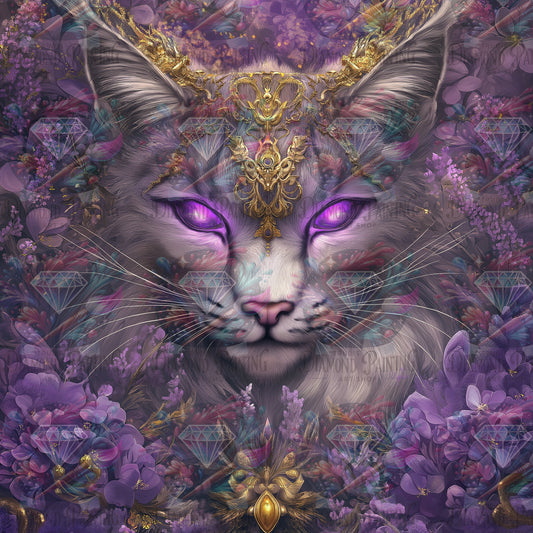 Diamond Painting Violette Vision ©trudis_ai_art