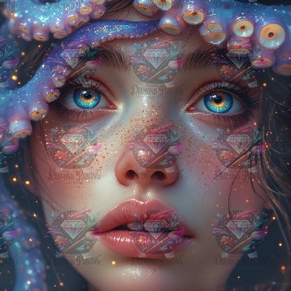 Diamond Painting Octopus Queen von Lexxy Ai