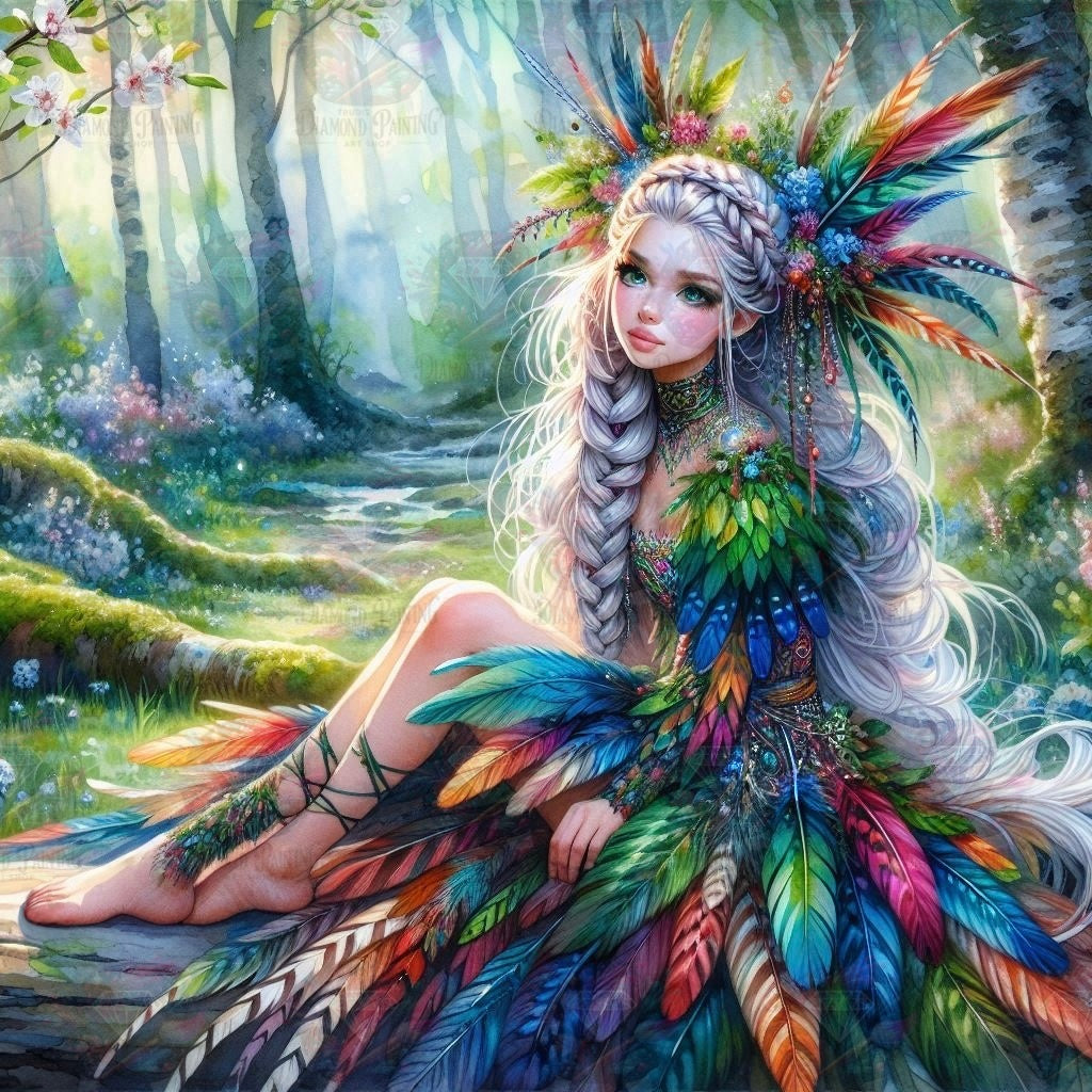 Rainbow Plumage ©finira_artist