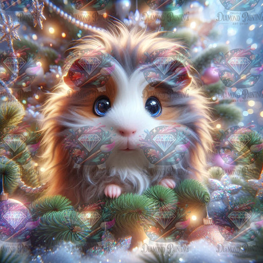 Diamond Painting Funkenzauber zwischen Tannenzweigen von Lexxy Ai