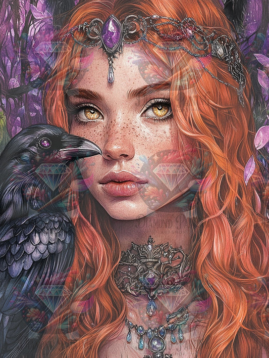Diamond Painting Die Schicksalsweberin der Nacht ©trudis_ai_art