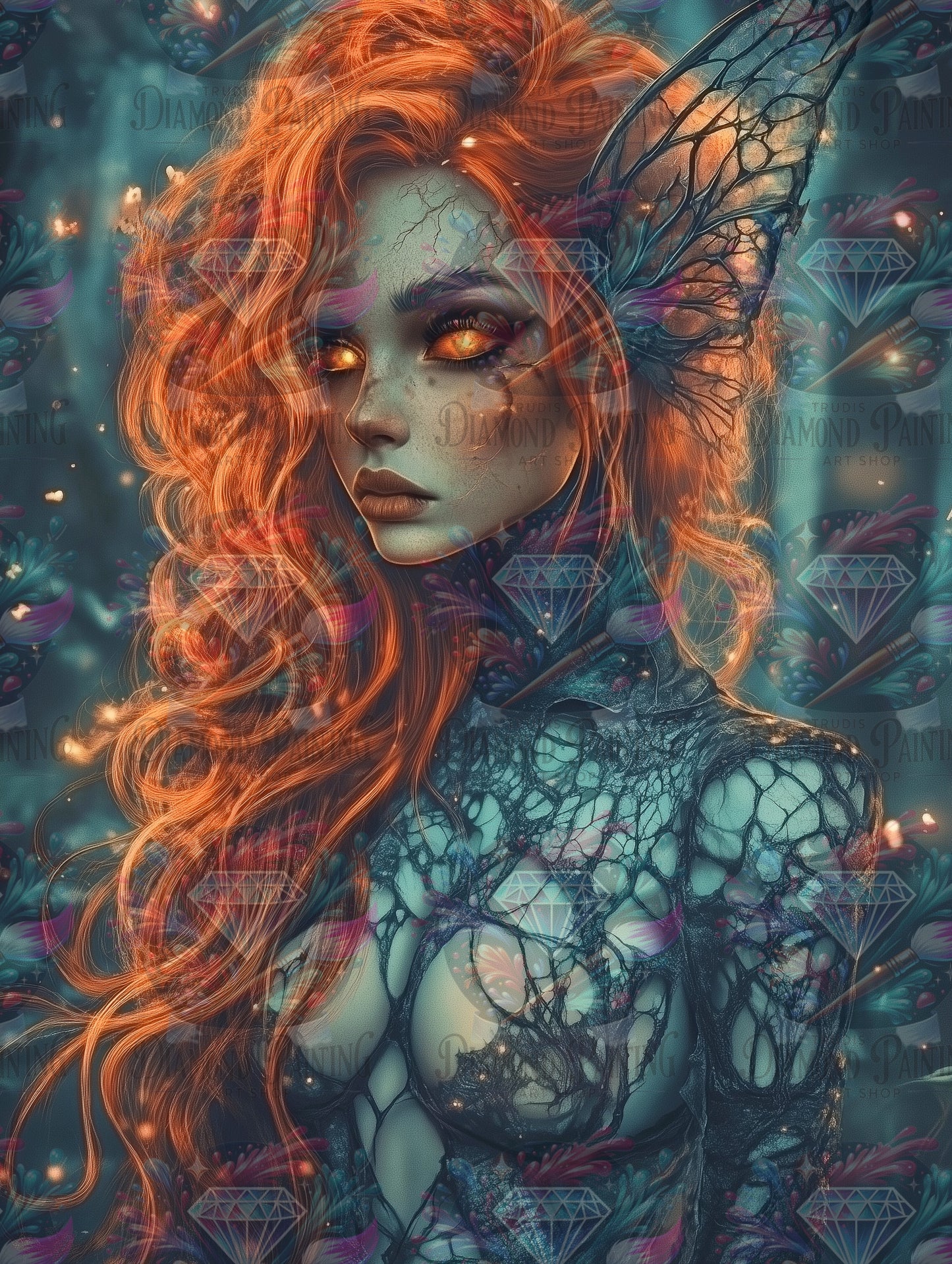 Diamond Painting The Duskroot Oracle ©trudis_ai_art
