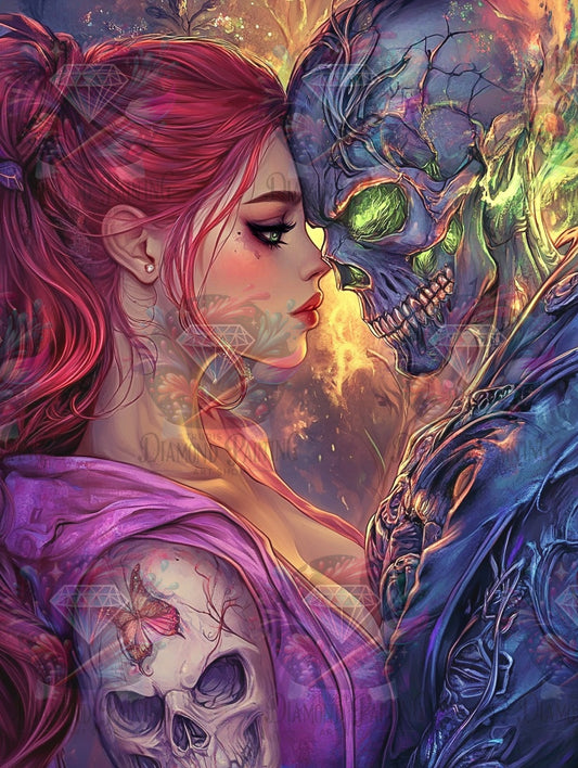 Diamond Painting Infernalische Verbindung ©trudis_ai_art