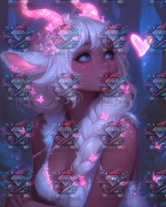 Diamond Painting Sweet Dreams Of Love von Salzkatze.ai