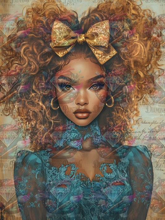 Diamond Painting Goldene Stille ©trudis_ai_art