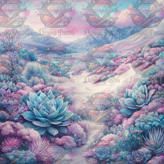 Diamond Painting Das vergessene Paradies ©trudis_ai_art