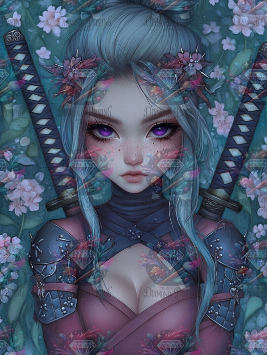 Diamond Painting Sakura - die Blüte des Schattens von Trudis_ai_art