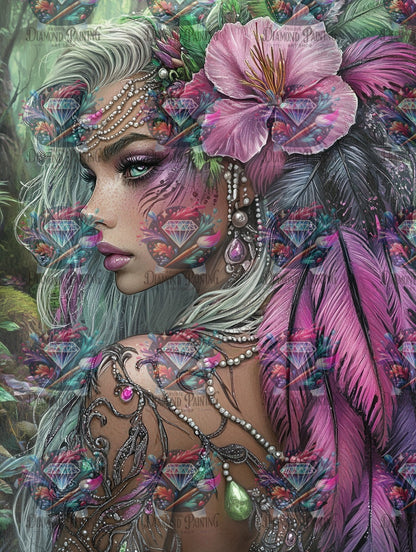 Diamond Painting Wenn Federn träumen von Trudis_ai_art