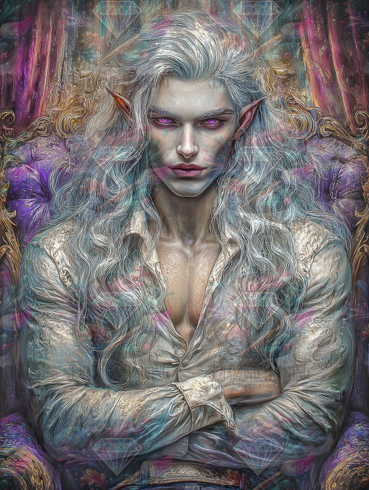 Diamond Painting Arik, der Purpuräugige ©trudis_ai_art