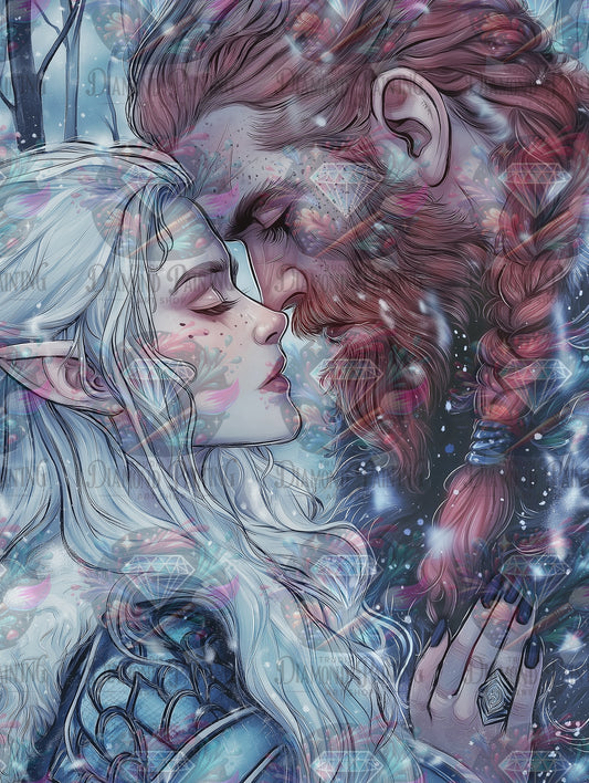 Diamond Painting Whispers of the Eternal Frost ©trudis_ai_art