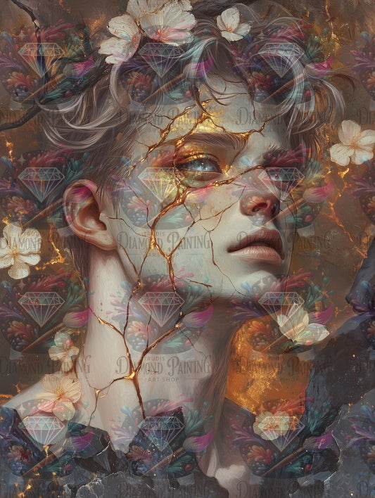 Diamond Painting The Fractured Radiance - Gareth ©trudis_ai_art