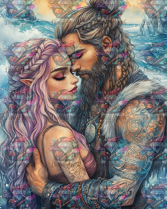 Diamond Painting Das Bündnis der Gezeiten von Trudis_ai_art