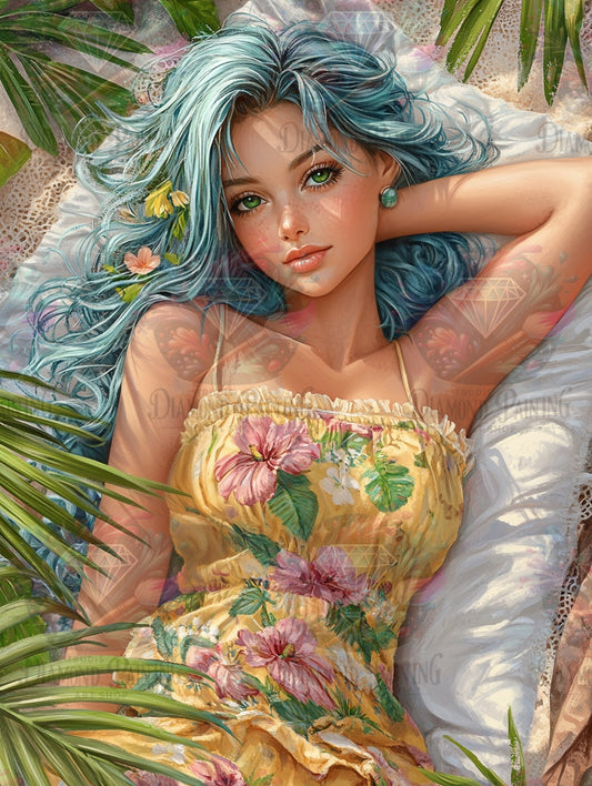 Diamond Painting Im Rhythmus der Sonne ©trudis_ai_art