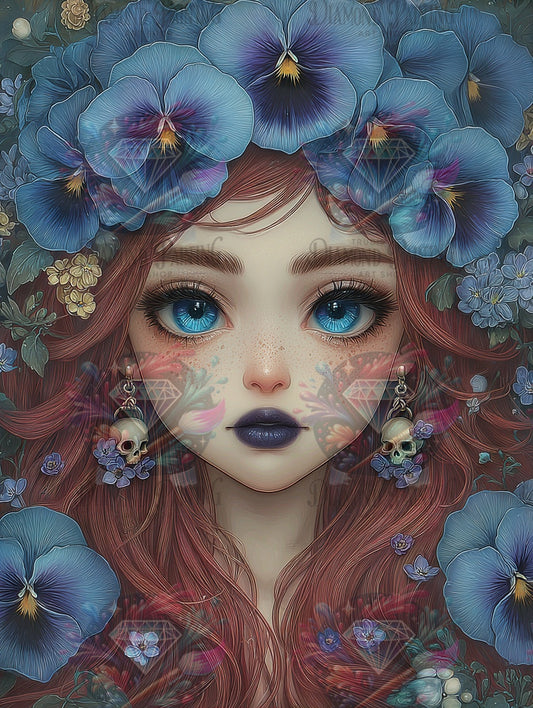 Diamond Painting Flora Nocturna ©trudis_ai_art