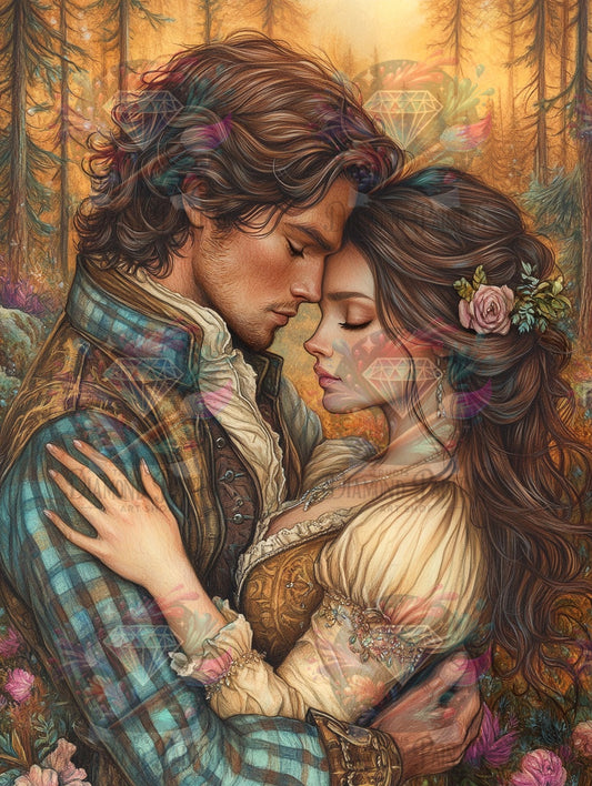 Diamond Painting Verknüpfte Pfade von Trudis_ai_art