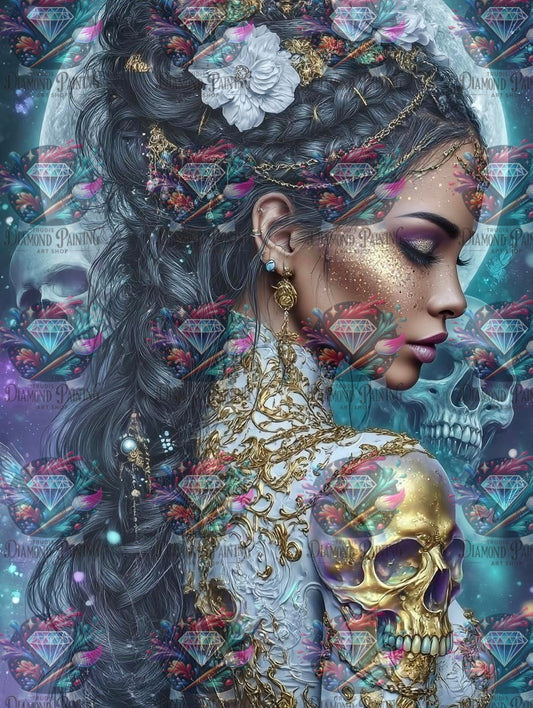 Diamond Painting Zarte Vergänglichkeit von Sandrietta_ai