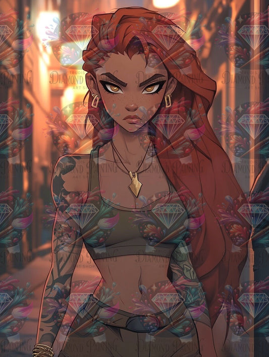 Diamond Painting Rogue Blaze ©trudis_ai_art