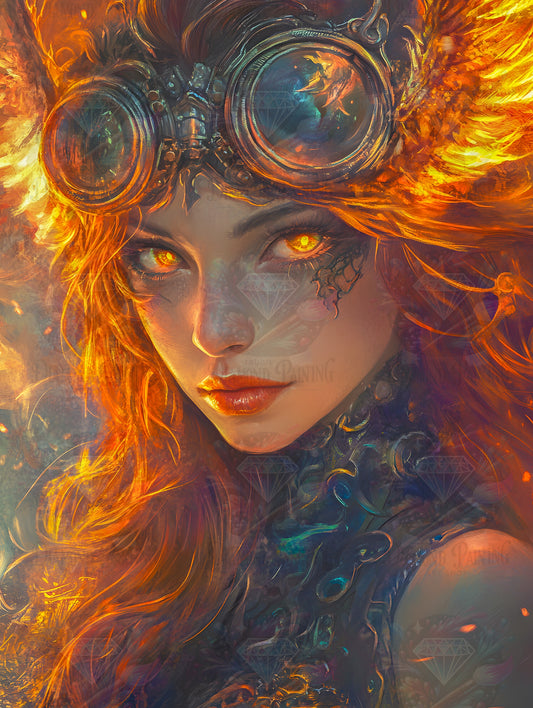 Phoenix Of The Eternal Glare ©trudis_ai_art