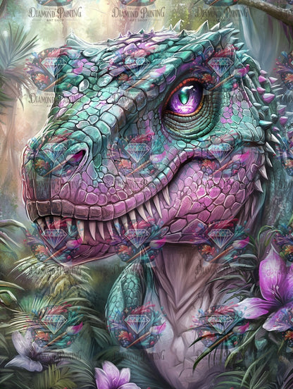 Diamond Painting Das Auge der Urzeit von Trudis_ai_art