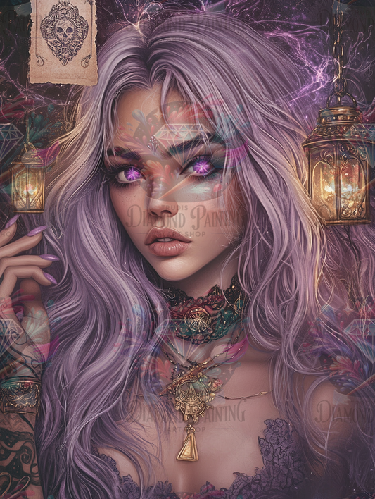 Diamond Painting Verfluchte Prophezeiung ©trudis_ai_art