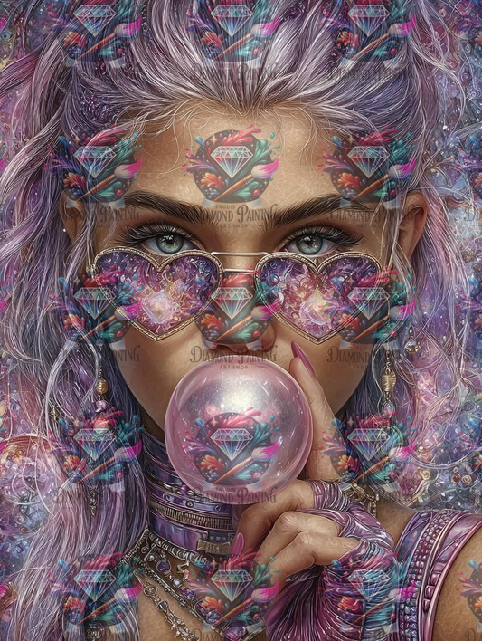 Diamond Painting Zucker & Trotz von Sandrietta_ai