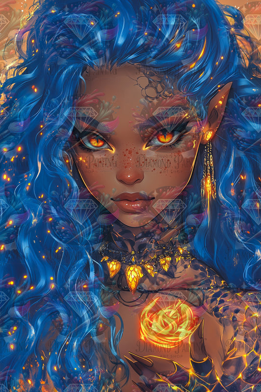 Diamond Painting Volcarya ©trudis_ai_art