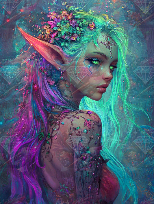 Diamond Painting Aeloria Evenshade ©trudis_ai_art